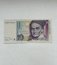 10 DM Deutsche Mark Deutsche