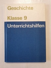 Unterrichtshilfen Geschichte Klasse 9 DDR Lehrbuch 1988