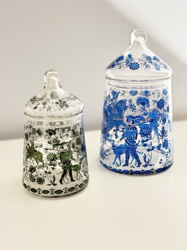 Glas bonboniere mit deckel - glas,