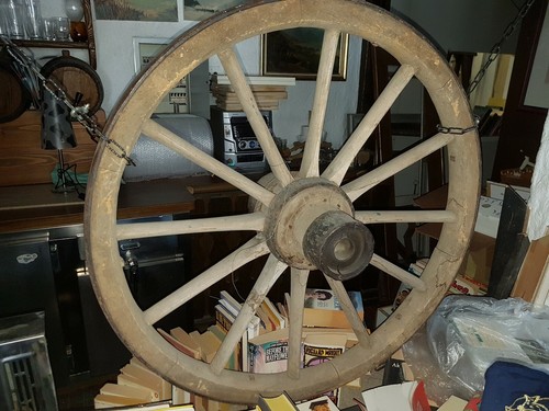 Holzrad wagenrad 83cm alt - wagenrad, Ø