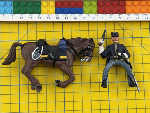 Knabstrupper pferd mit soldat - knabstrupper,