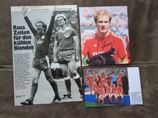 Unikat. Orginales Autogramm. 3 St. Bayern München. DFB. Karl Heinz Rummenigge 