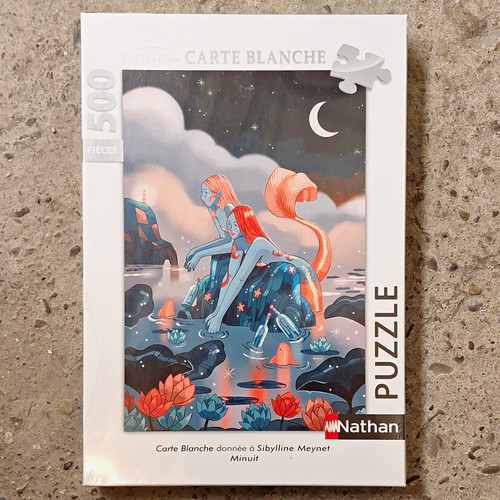 Nathan puzzle carte blanche - nathan,