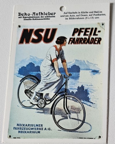 Nsu pfeil fahrräder aufkleber - nsu,