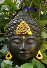 Geschnitzte Buddha Maske mit