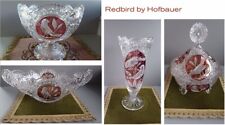 Hofbauer Red Bird Vase Schale