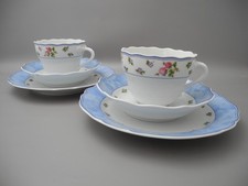 Hutschenreuther 2 Kaffeegedecke Amalienburg Maria Theresia Tasse Desserteller