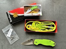 Spyderco Para 3 S30V Green G10