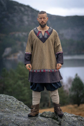 Wikinger tunika sand unisex - tunika,