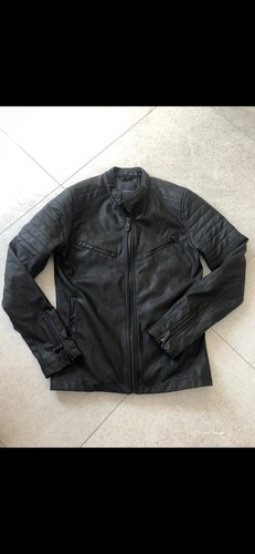 Kunstlederjacke schwarz herren - schwarz,