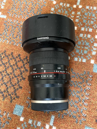 Samyang 14mm as if - f2.8,