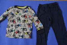 Schlafanzug 92/98 Faultier für Jungs