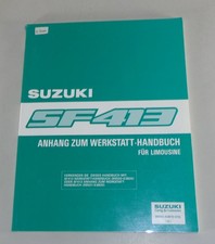 Werkstatthandbuch Suzuki Swift EA SF 413 Besonderheiten Stufenheck Stand 7/1989