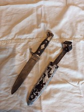 Fahrtenmesser, Pfadfindermesser, Messer, mit Scheide, 2.WK oder Nachkriegszeit?