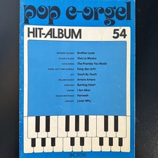 Noten - pop e-orgel -