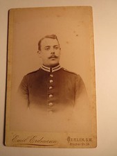 Berlin - Soldat in Uniform - Portrait / CDV