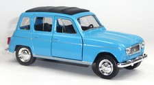 Renault R4 Klassiker Modellauto Spritzguss ca. 12cm blau von WELLY 
