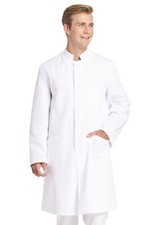 Leiber Herren Herrenmantel Gehschlitz weiss 1/1 Arm Arztkittel Arztmantel Kittel