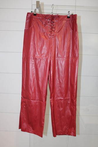 Damen kunstleder hose - damen,