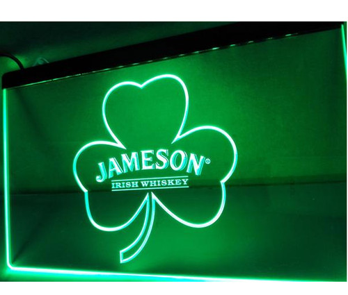 Jameson whisky shamrock led - jameson,
