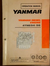 494-10 Yanmar 4TNE Bedienungsanleitung Wartungsanleitung service manual