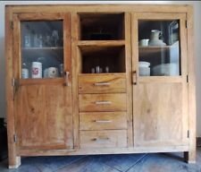 Highboard aus Naturholz Sheesham Massiv