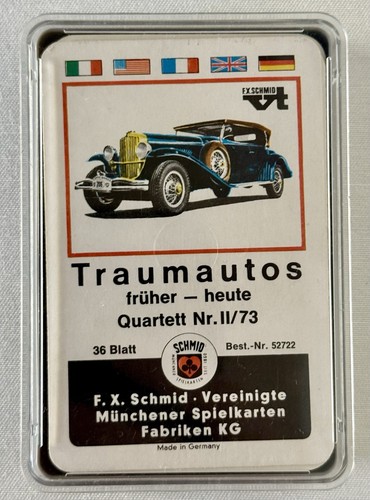 Spielkarten quartett autos - spielkarten,