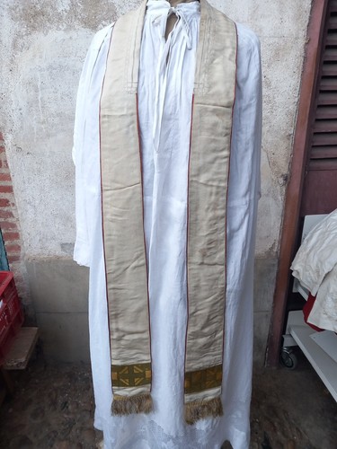 Stola weiß priester gewand - weiß,