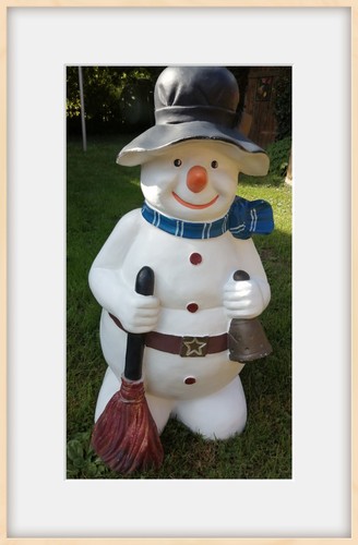 Schneemann figur groß aussen - figur,