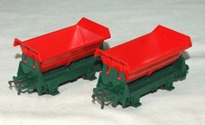 Fleischmann H0 5500  Kipplore Lore Kippwagen Güterwagen Schüttgutwagen grün rot