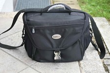 Mantova Fototasche Universaltasche, schwarz, edel, mittelgroß, innen 29x13x19cm