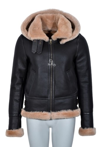 Damen lammfelljacke mit - damen,