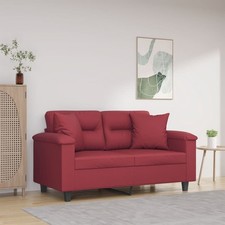 Sofa sitzer mit zierkissen - sofa,
