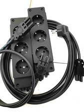 Set 2 Stück AH-Meyer Wieland 3-fach Steckdosenleiste Netbox / Wieland-Stecker