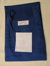 DDR Herren Unterhemd blau Gr