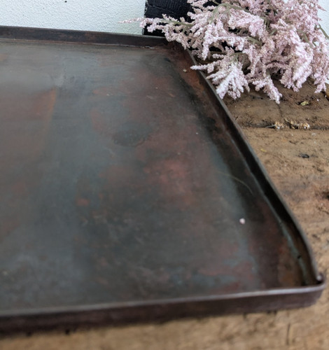 Cooles altes metalltablett - ,