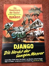 Django Die Nacht der langen Messer Kinoplakat Poster A1, Clucher, 1970, Western