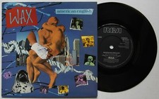 Wax - American English, UK Single Hardcover 10CC