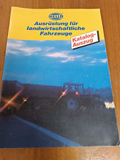Hella Katalog Ausrüstung Traktor Schlepper Agrar Landwirtschaft Prospekt KF
