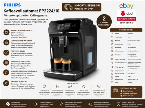 Philips ep2224 - philips, ep2224/10