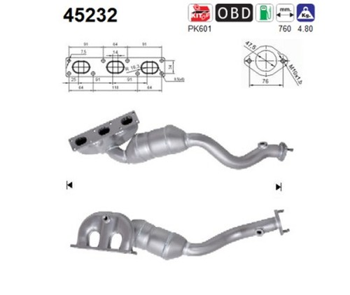 Katalysator 45232 für - as,