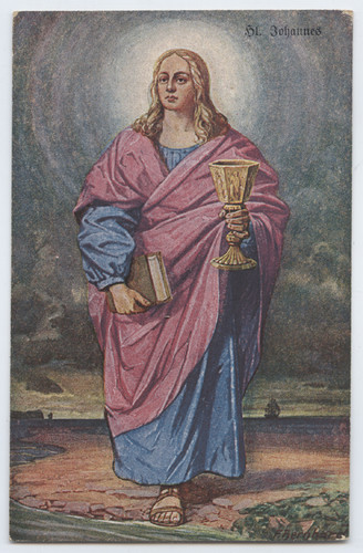 Apostel johannes mit - ak,