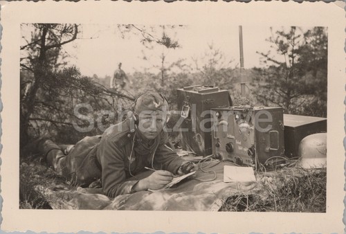 Foto wehrmacht funker vor - foto,,