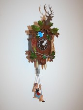 Kienzle, Schwarzwälder Kuckucksuhr,  Vintage Schaukeluhr, 60er, Westgermany, OVP