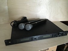 Shure UHF U4D MA Doppelempfänger mit 2 Mikrofon U2 SM58 #188