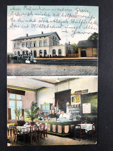 Werl bahnhof dampflok - -, +