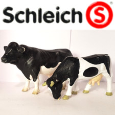 2x Schleich Kuh 13207 + 13243 Schleichtier Farm Bauernhof Tiere 1x M.i. Portugal