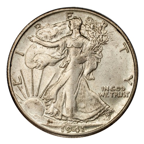 1941 silber walking liberty - silber,
