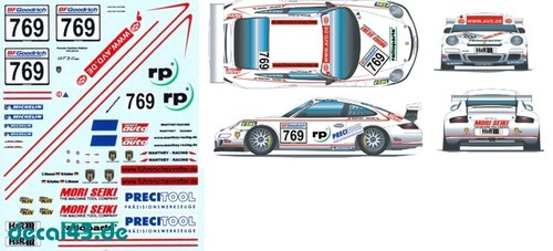 Decal porsche 911 - decal, gt3