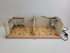 Puppenstube 60er Jahre Blumen Karo Motiv Holz Kunststoff Spielzeug #2511013